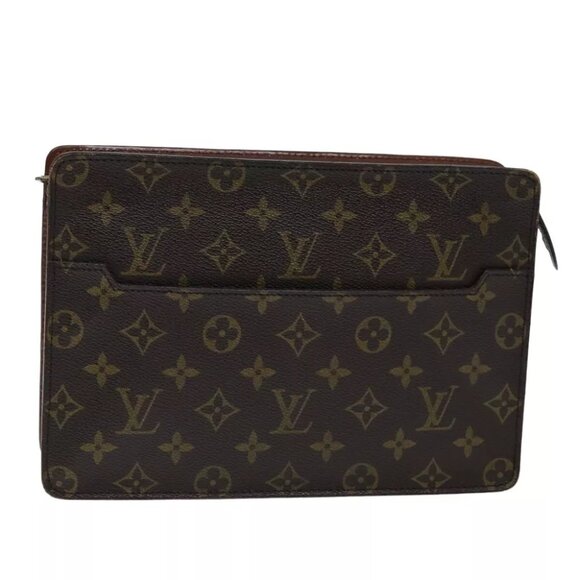 LOUIS VUITTON Monogram Pochette Homme Clutch Bag - Picture 1 of 16